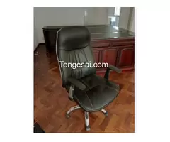 Leather Egornomic  chair for sale