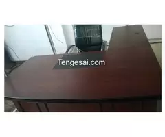 L shaped desk US$580.00